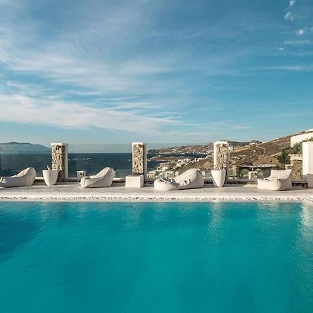 Mykonos Sea View Luxury Villa By Calypso Sunset Villas Mykonos Town Экстерьер фото