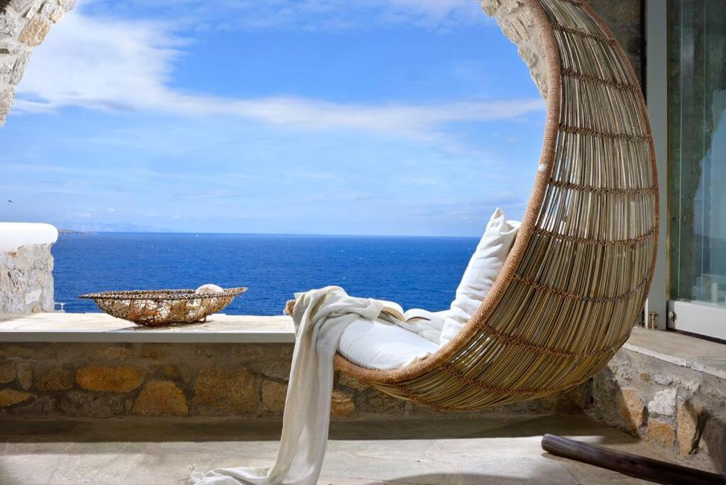 Mykonos Sea View Luxury Villa By Calypso Sunset Villas Mykonos Town Экстерьер фото