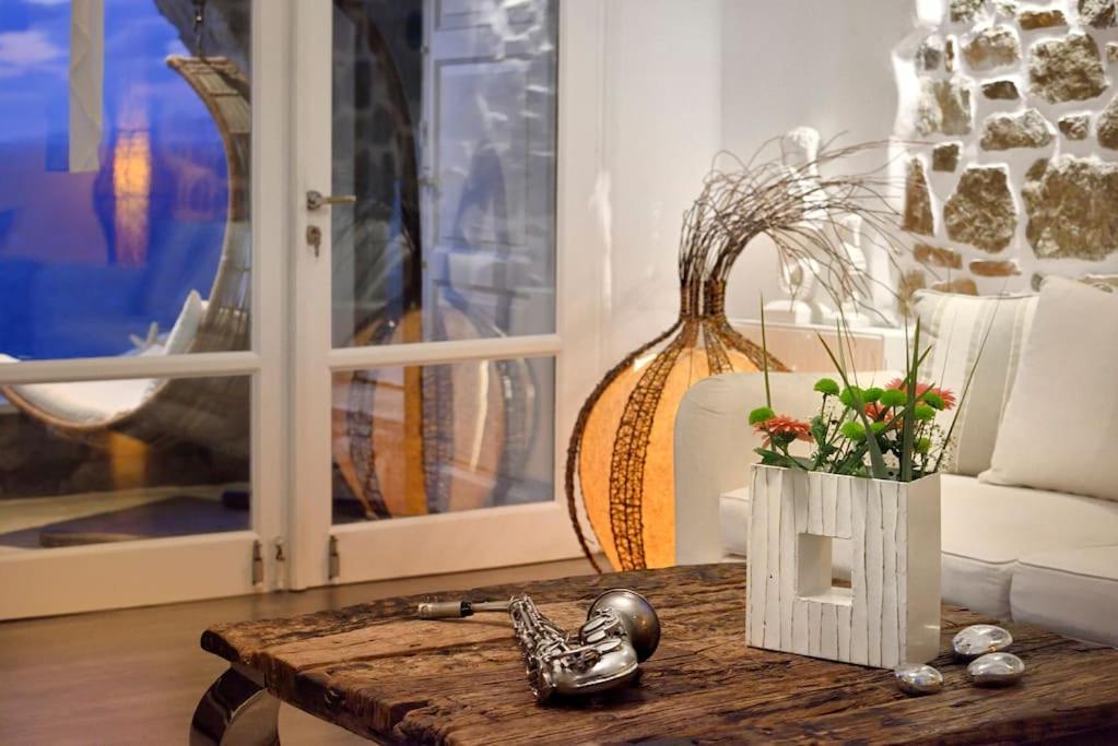Mykonos Sea View Luxury Villa By Calypso Sunset Villas Mykonos Town Экстерьер фото