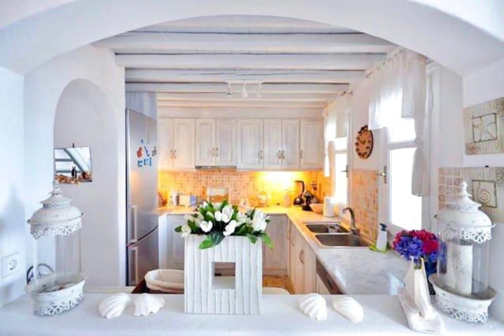 Mykonos Sea View Luxury Villa By Calypso Sunset Villas Mykonos Town Экстерьер фото
