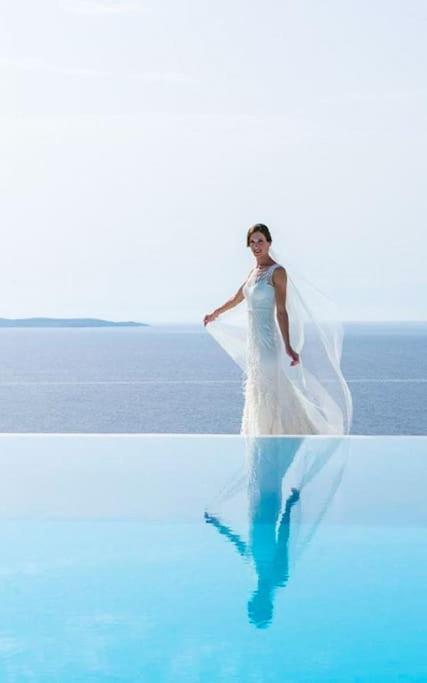 Mykonos Sea View Luxury Villa By Calypso Sunset Villas Mykonos Town Экстерьер фото