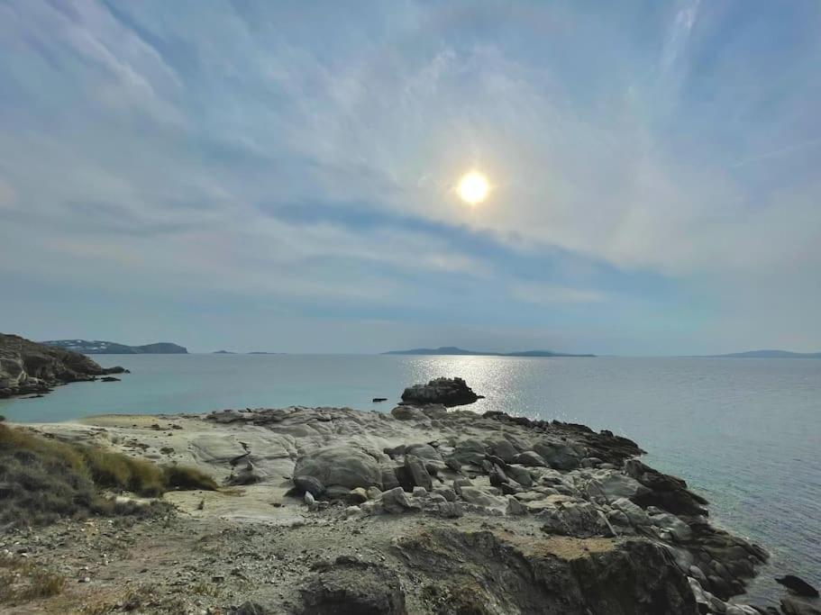 Mykonos Sea View Luxury Villa By Calypso Sunset Villas Mykonos Town Экстерьер фото