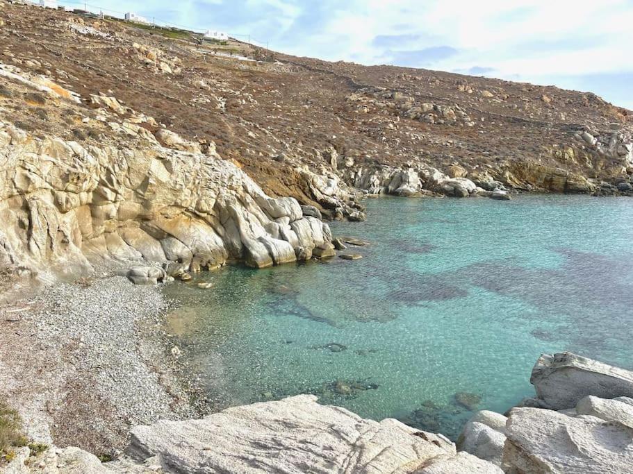 Mykonos Sea View Luxury Villa By Calypso Sunset Villas Mykonos Town Экстерьер фото